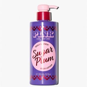 PINK Victoria's Secret Sugar Plum Body Lotion - Purple & Pink